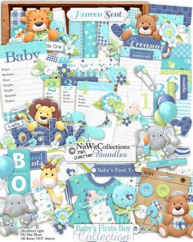 Bundled - Baby's Firsts Boy Collection