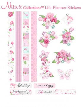 Butterfly Garden Collection - Life Planner Stickers