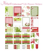 Christmas Linen - Life Planner Stickers