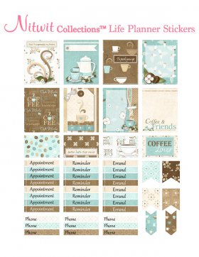 Coffee Talk Collection - Life Planner Stickers