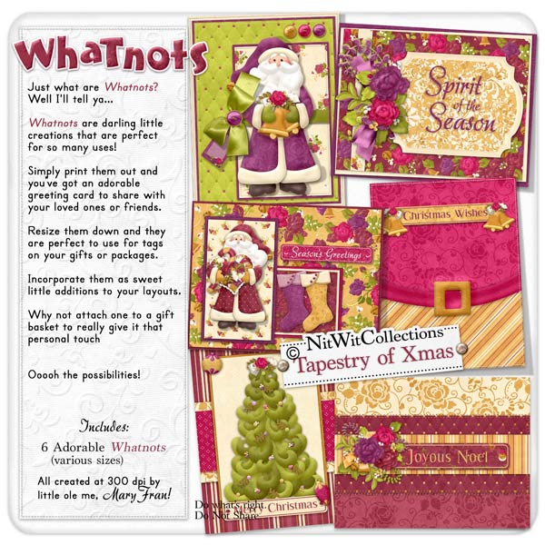 Whatnots - Tapestry of Christmas