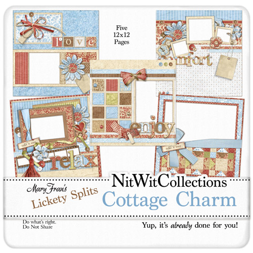Lickety Splits - Cottage Charm Pack