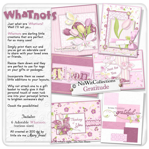 Whatnots - Gratitude