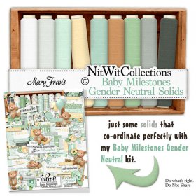 Bundled - Baby Milestones Gender Neutral Collection