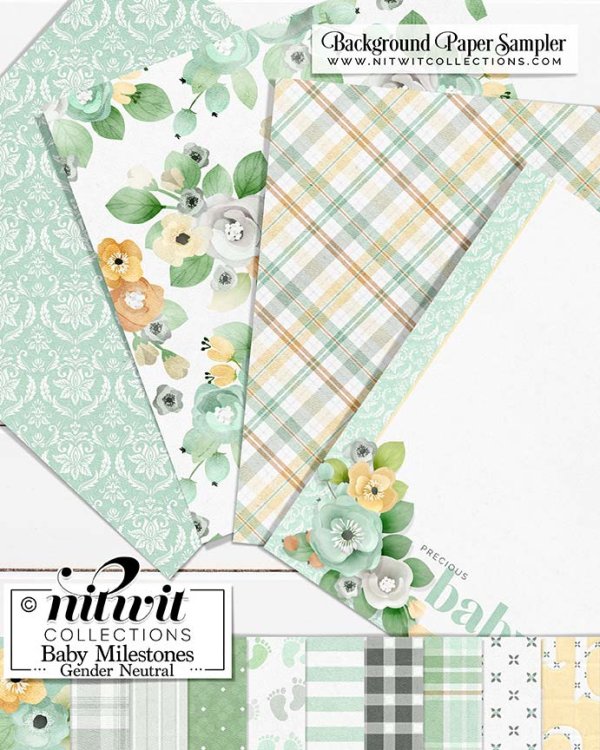 (image for) Bundled - Baby Milestones Gender Neutral Collection