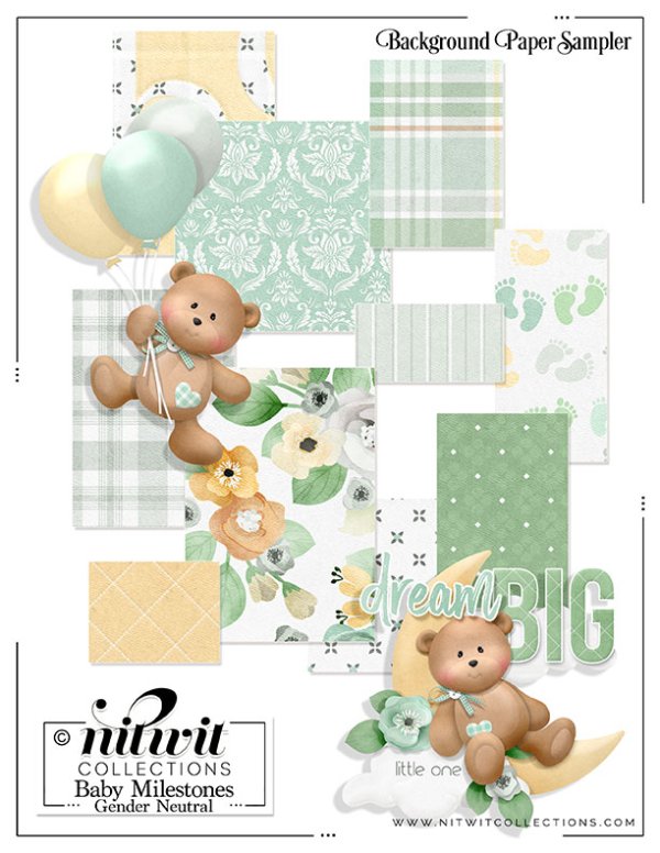 (image for) Bundled - Baby Milestones Gender Neutral Collection