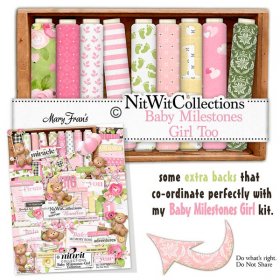 Bundled - Baby Milestones Girl Collection