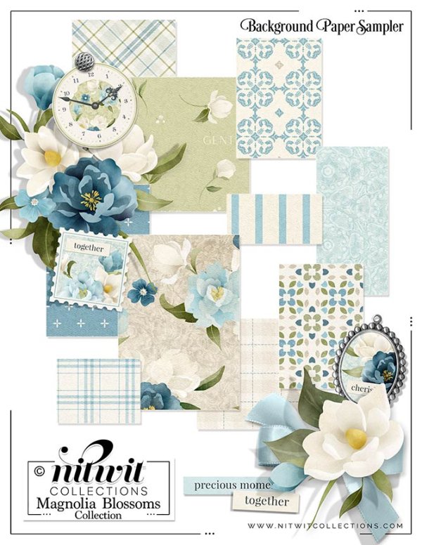 (image for) Bundled - Magnolia Blossoms Collection