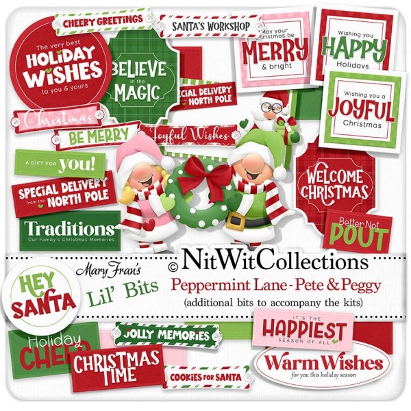 (image for) Bundled - Peppermint Lane Pete & Peggy Collection