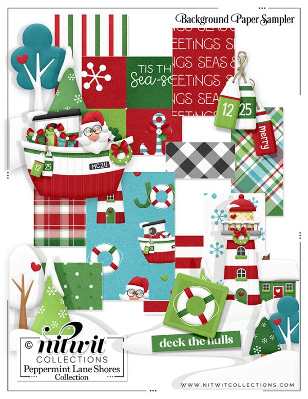 (image for) Bundled - Peppermint Lane Shores Collection