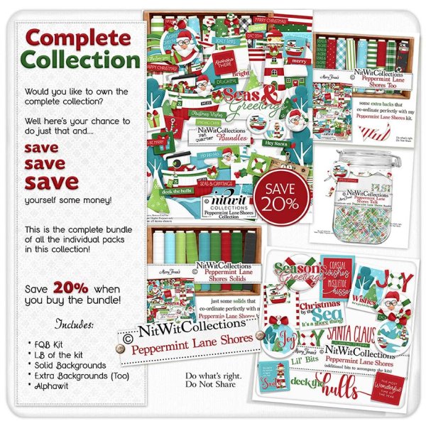 (image for) Bundled - Peppermint Lane Shores Collection