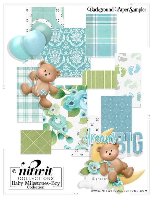 (image for) FQB - Baby Milestones Boy Collection