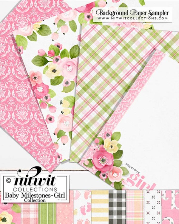 (image for) FQB - Baby Milestones Girl Collection