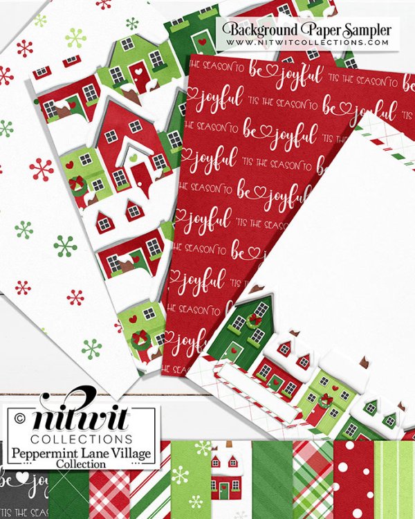 (image for) FQB - Peppermint Lane Village Collection