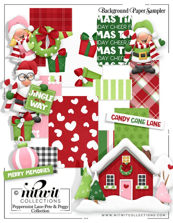 (image for) FQB - Peppermint Lane Pete & Peggy Collection