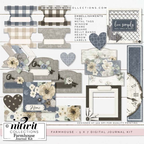 (image for) Journal Kit - Farmhouse