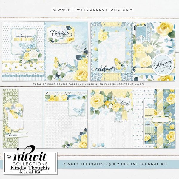(image for) Journal Kit - Kindly Thoughts
