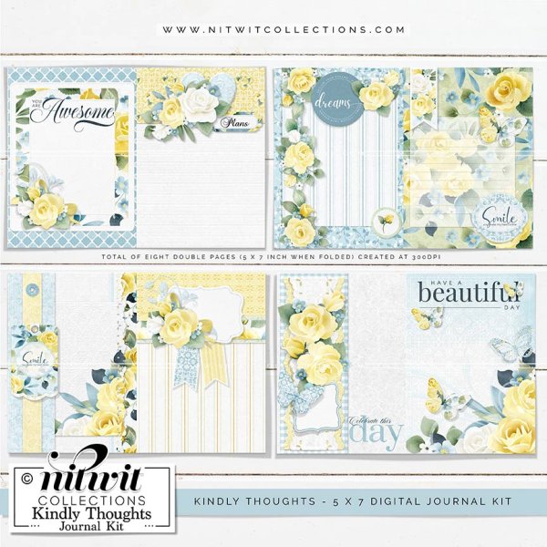 (image for) Journal Kit - Kindly Thoughts