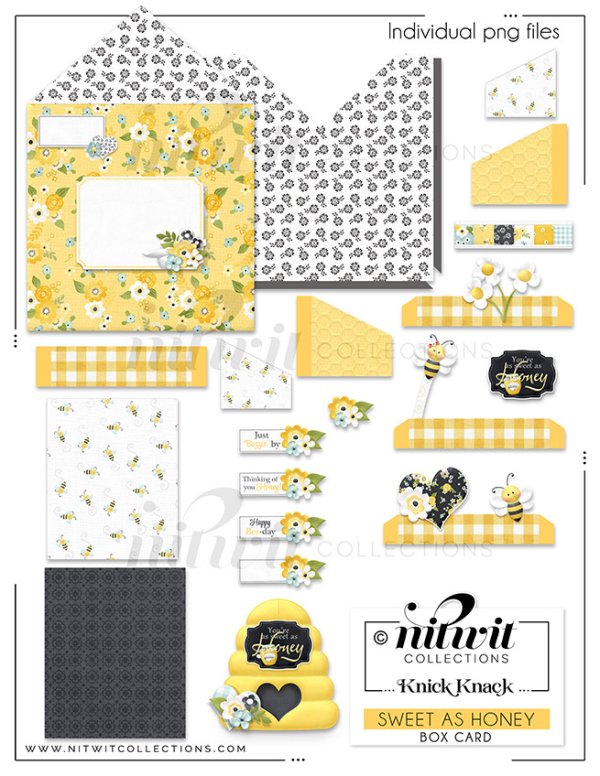 (image for) Knick Knack - Box Card - Sweet As Honey