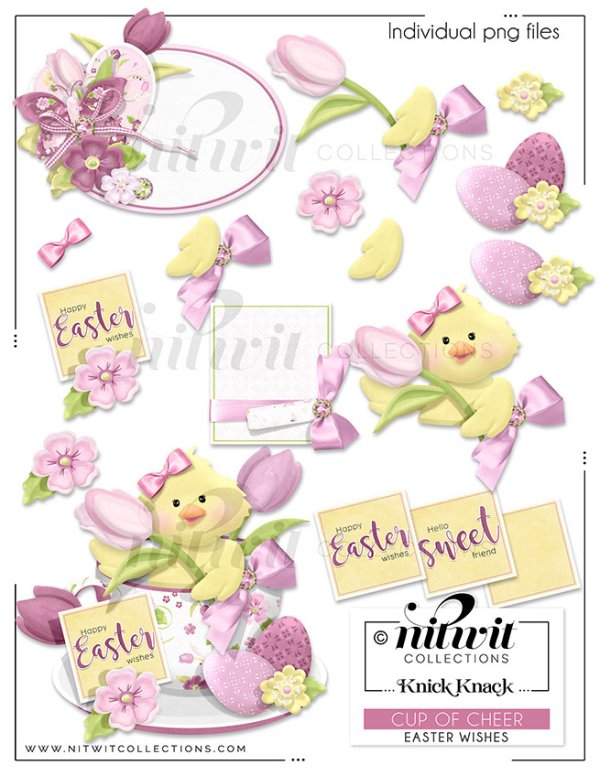 (image for) Knick Knack - Cup of Cheer - Easter Wishes