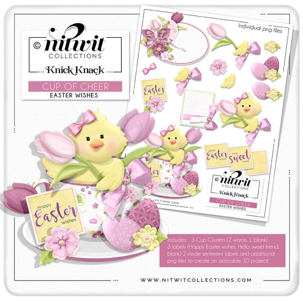 (image for) Knick Knack - Cup of Cheer - Easter Wishes