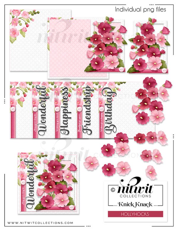 (image for) Knick Knack - Hollyhocks