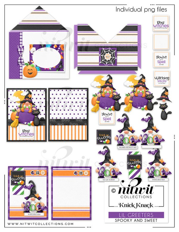 (image for) Knick Knack - Lil Greeters - Spooky and Sweet