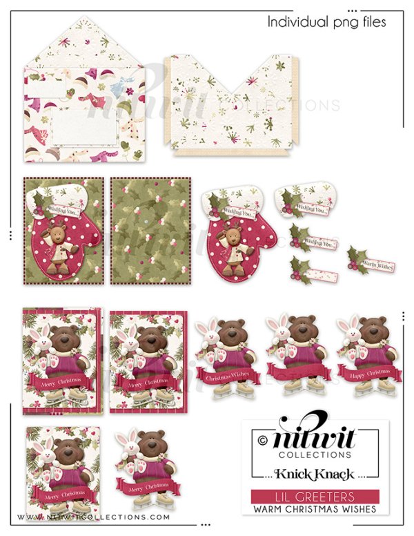 (image for) Knick Knack - Lil Greeters - Warm Christmas Wishes