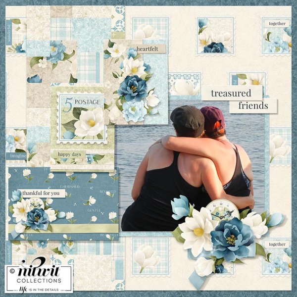 (image for) Journal Cards - Magnolia Blossoms