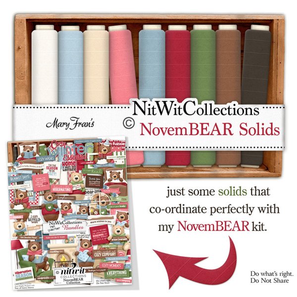 (image for) NovemBEAR Solids
