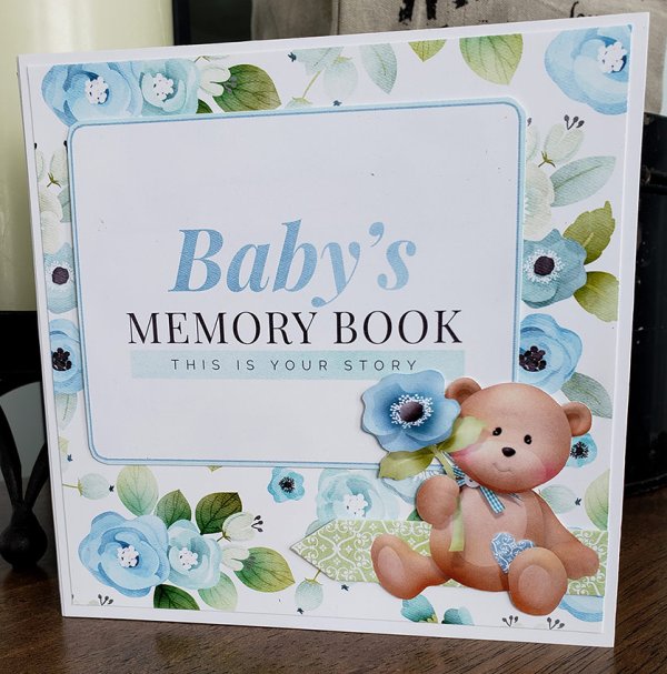 (image for) PCC - Baby Milestones Boy Scrapbook Mini Album Kit