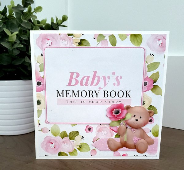 (image for) PCC - Baby Milestones Girl Scrapbook Mini Album Kit