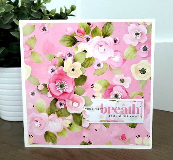 (image for) PCC - Baby Milestones Girl Scrapbook Mini Album Kit