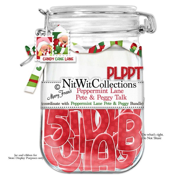 (image for) Alphawit - Peppermint Lane Pete & Peggy Talk