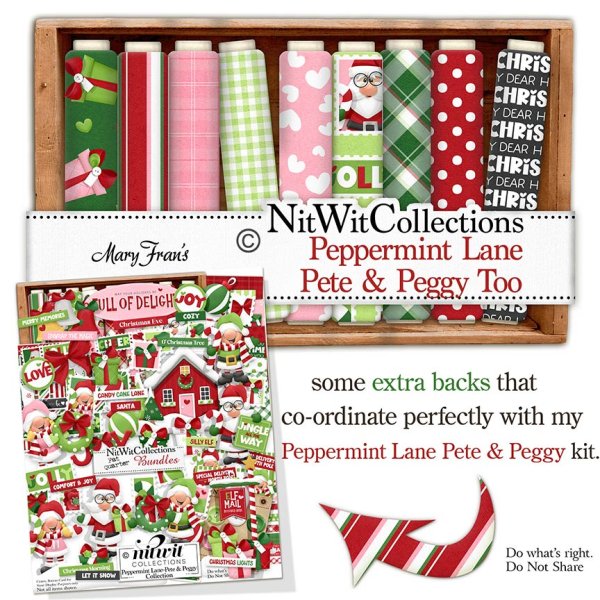 (image for) Peppermint Lane Pete & Peggy Too