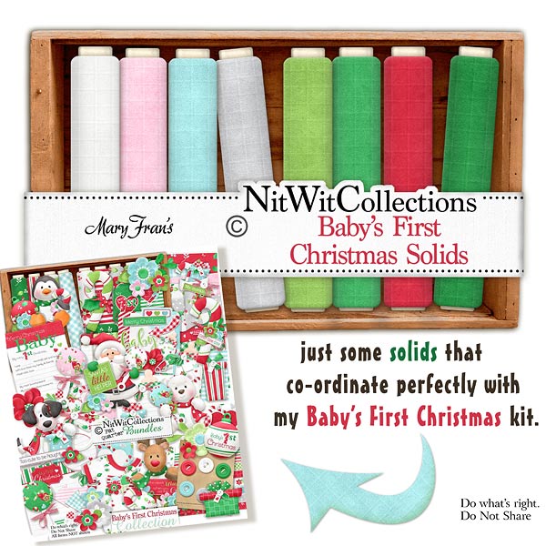 (image for) Baby's First Christmas Solids