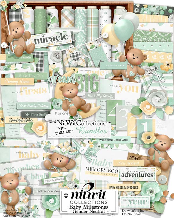 (image for) Bundled - Baby Milestones Gender Neutral Collection