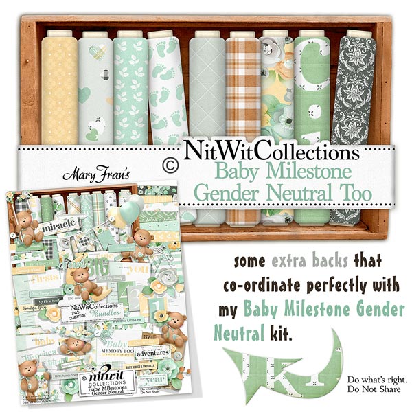 (image for) Bundled - Baby Milestones Gender Neutral Collection