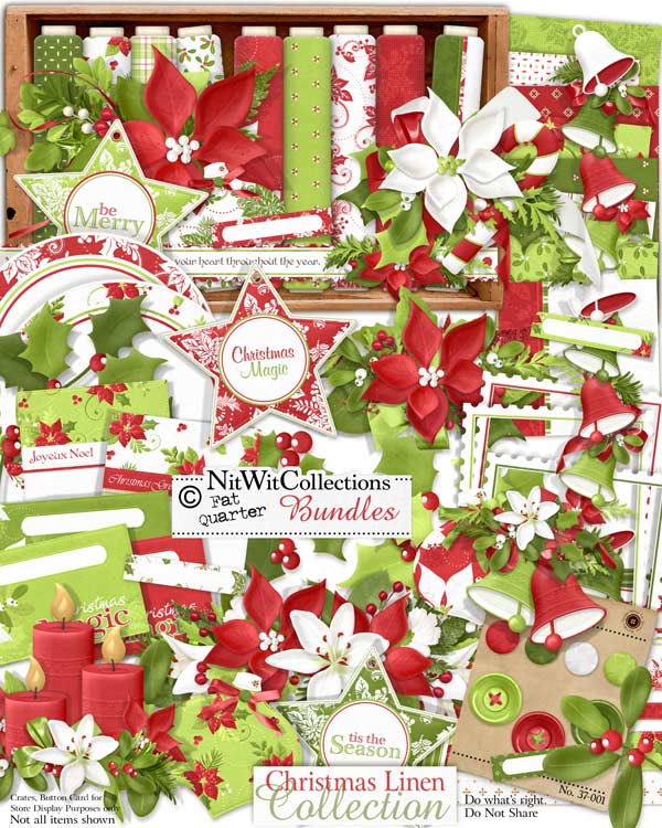 Bundled - Christmas Linen Collection - Click Image to Close