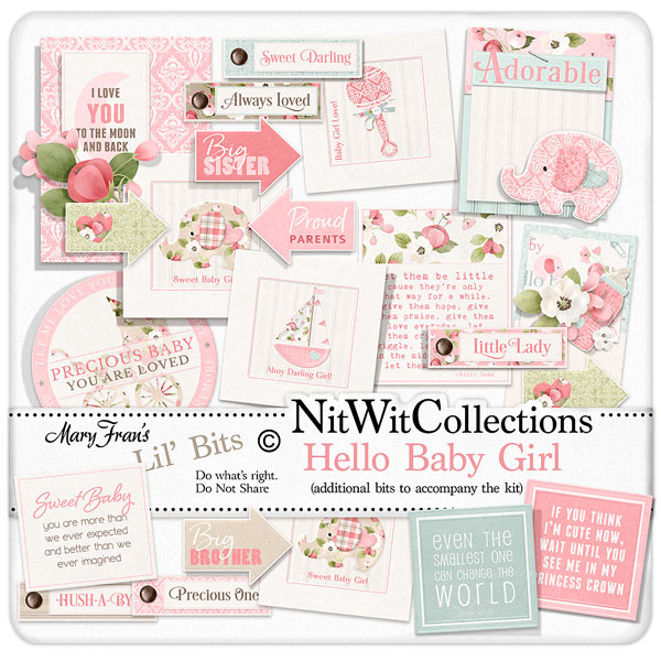 (image for) Bundled - Hello Baby Girl Collection