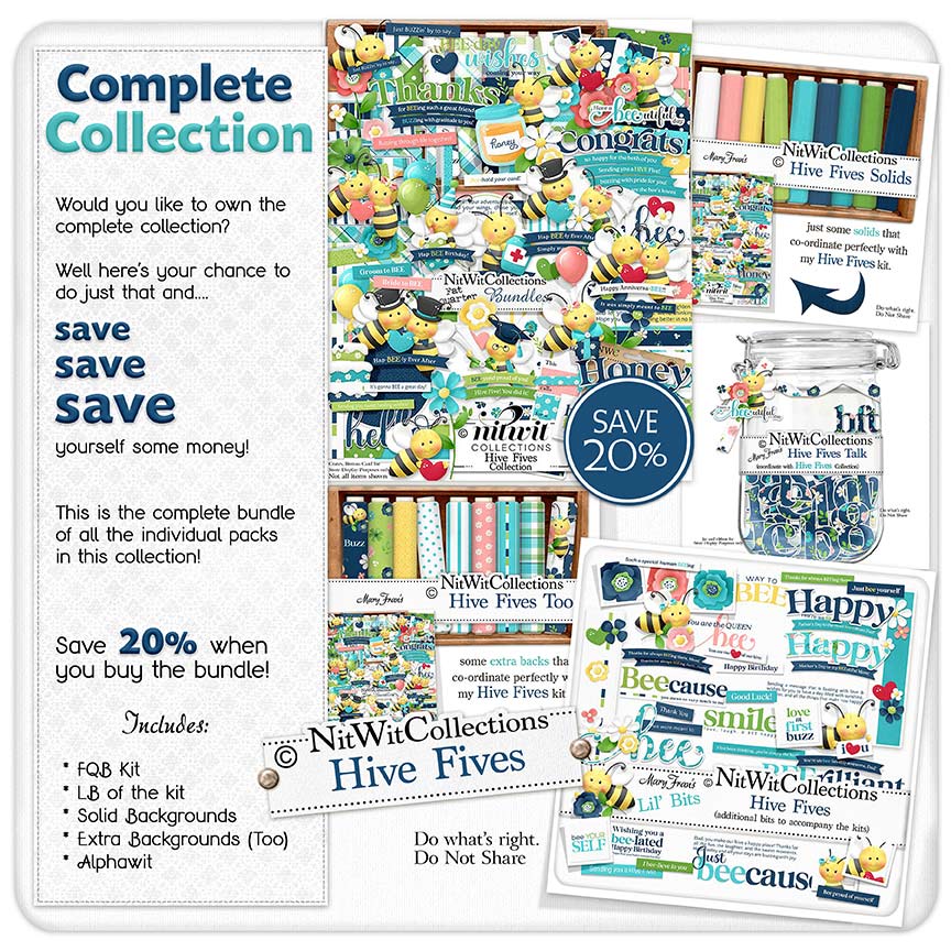 (image for) Bundled - Hive Fives Collection