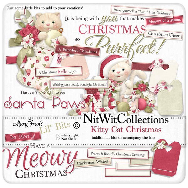 Bundled - Kitty Cat Christmas Collection - Click Image to Close