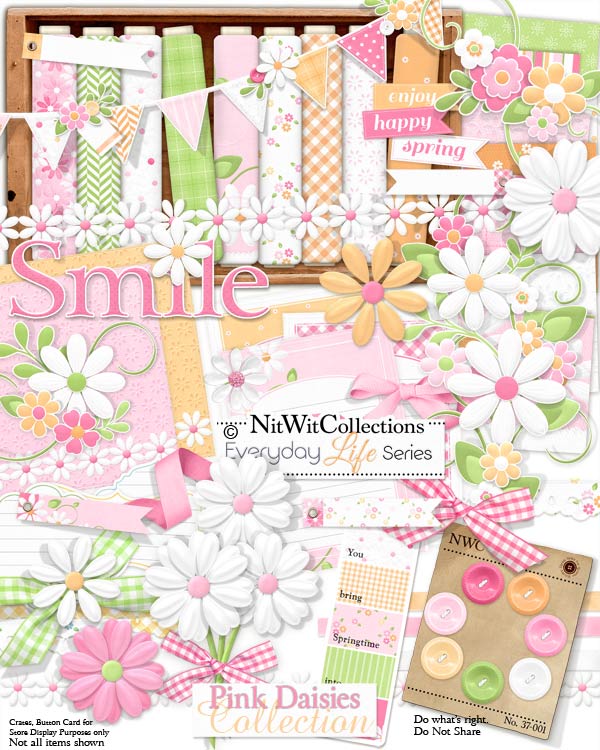 (image for) Bundled - Pink Daisies Collection