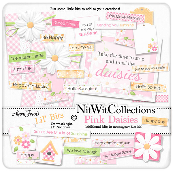 (image for) Bundled - Pink Daisies Collection