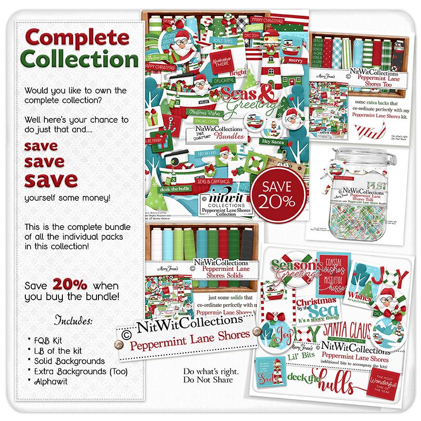 (image for) Bundled - Peppermint Lane Shores Collection