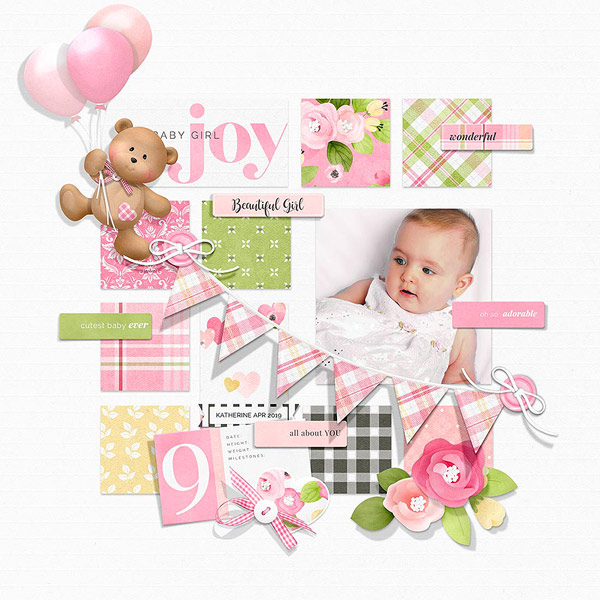 (image for) FQB - Baby Milestones Girl Collection