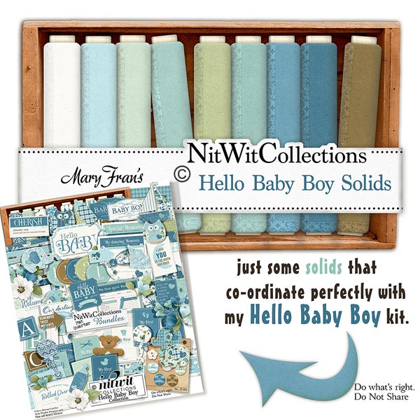 (image for) Hello Baby Boy Solids