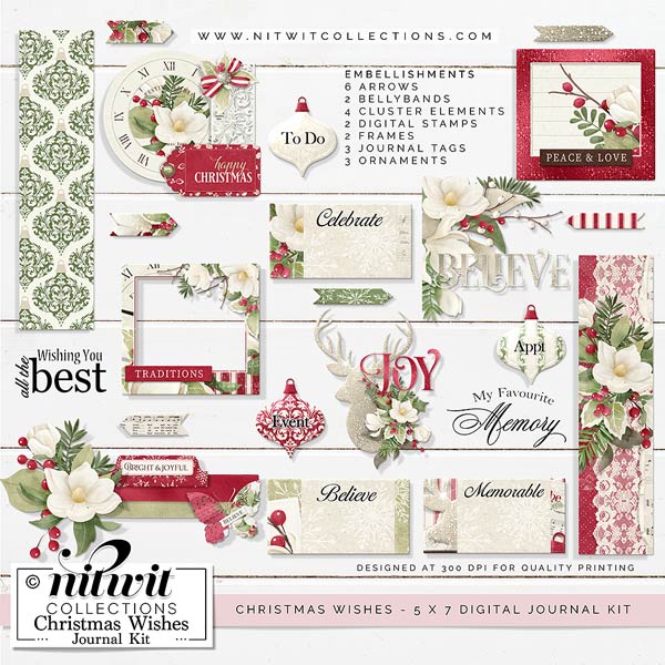 (image for) Journal Kit - Christmas Wishes