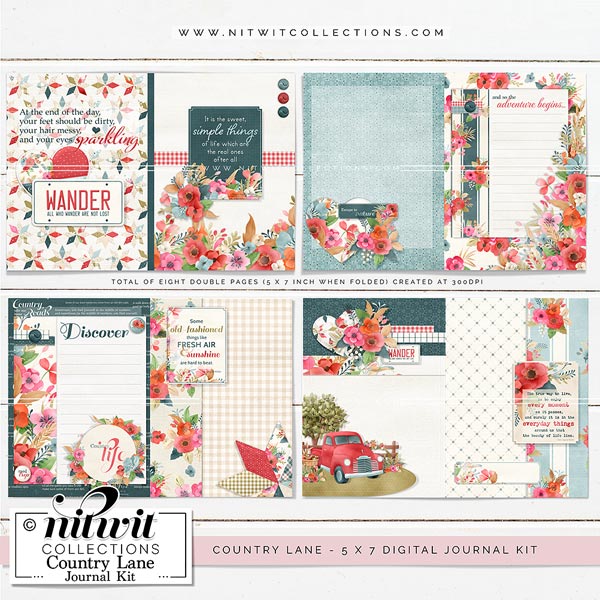 (image for) Journal Kit - Country Lane