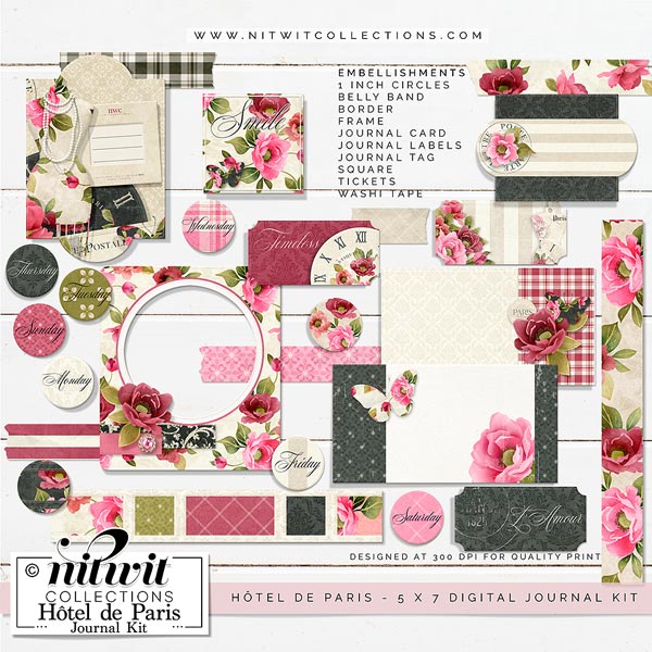 (image for) Journal Kit - Hôtel de Paris